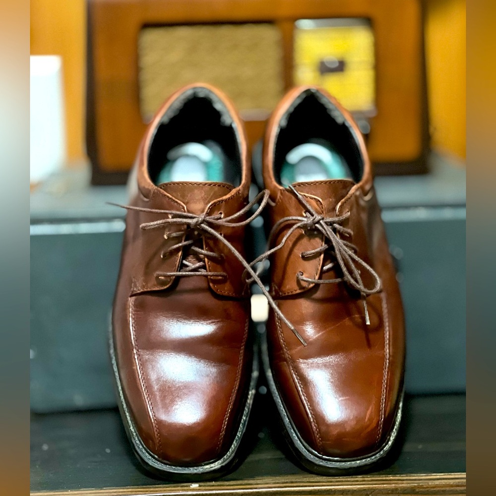 Nunn Bush Mens Dress Shoes Brown Leather Size 9 M